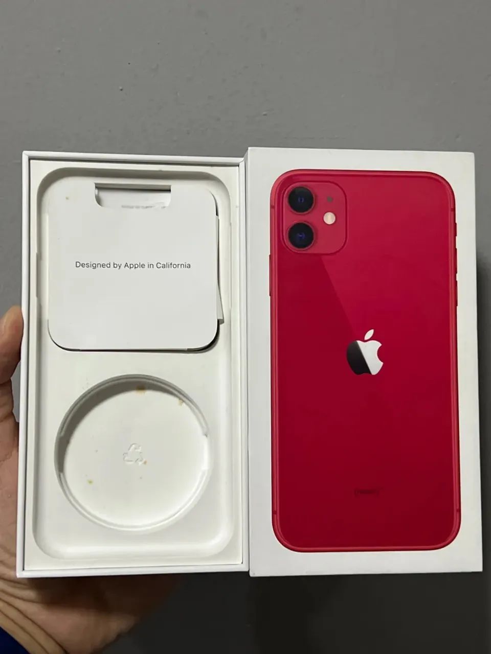 Caixa de iPhone 11 256GB Vermelho - Acessórios de Celular