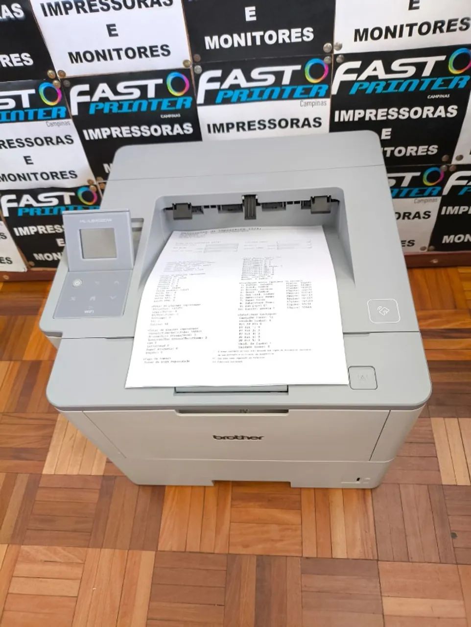 Impressora laser Brother HL-L6202DW Ethernet (rede)  USB wifi e NFC  - Foto 4