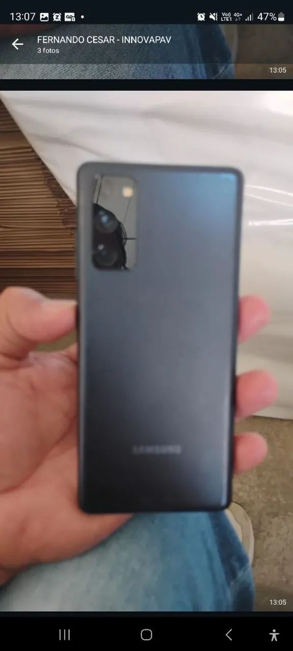 Samsung galaxy s20 fe ! Sem caixa e sem acessórios  mas bem conservado . - Foto 2