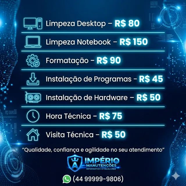 Formatação, atualização, troca de tela ETC - Foto 4