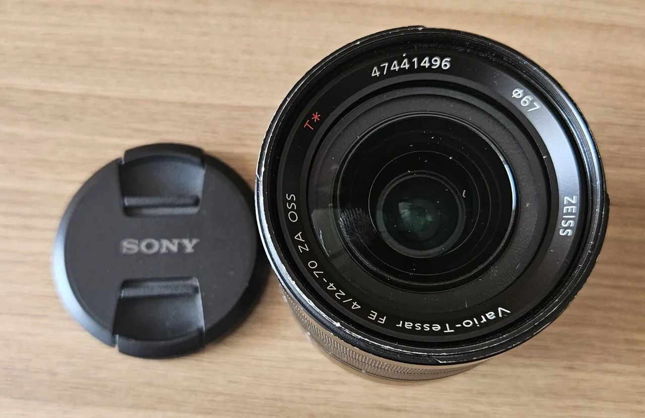 Lente sony Zeiss 24-70 f4 OSS (para peças) - Foto 2