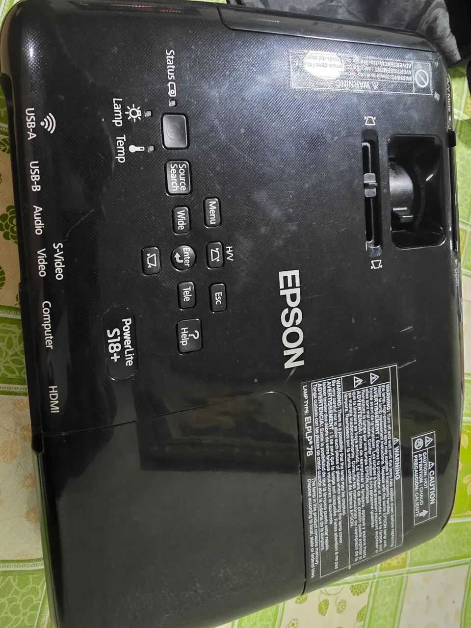 Projetor epson s18+ completo - Foto 5