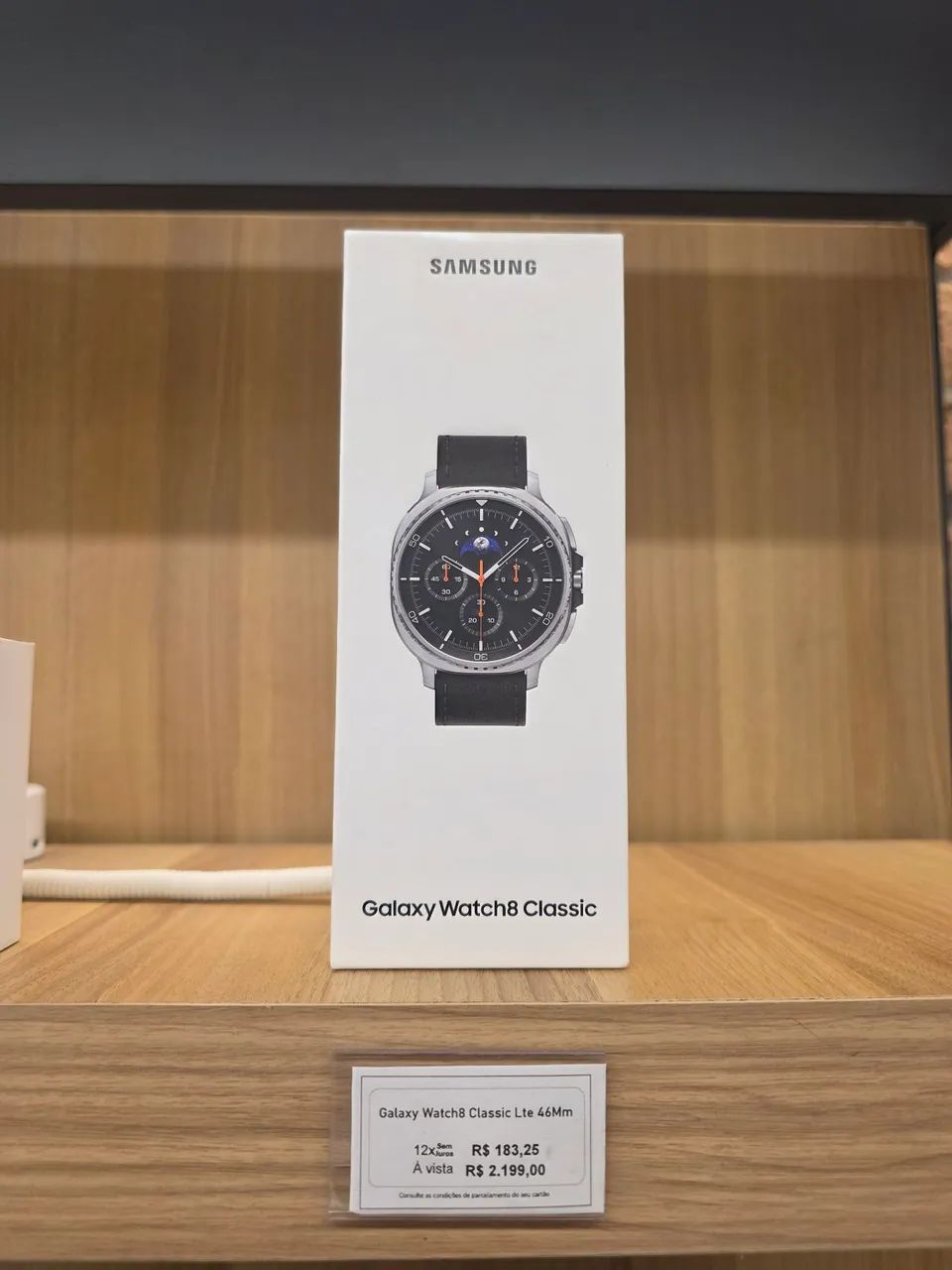 Galaxy watch 8 classic lacrado!