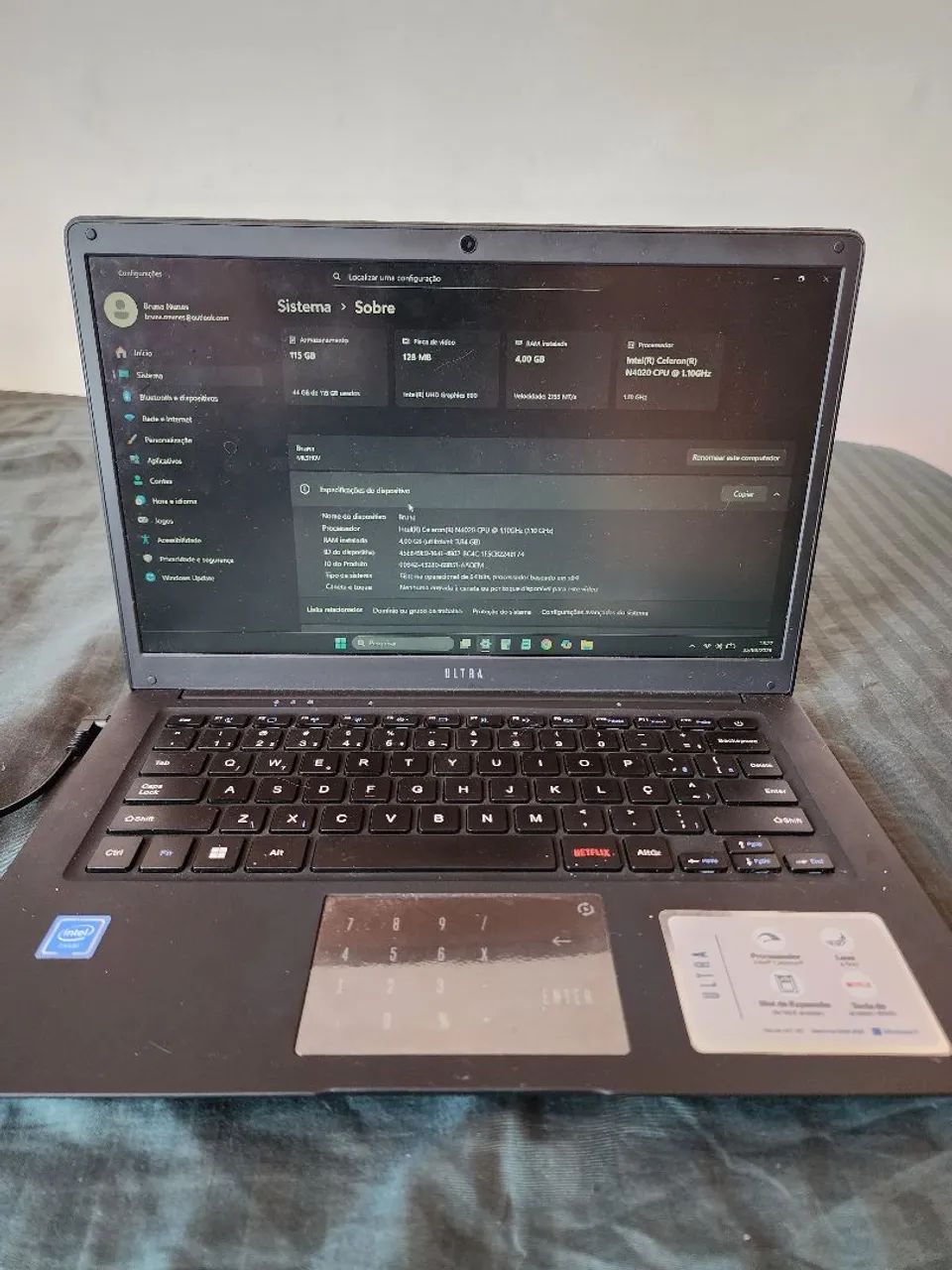 Notebook Multilaser ultra UB235