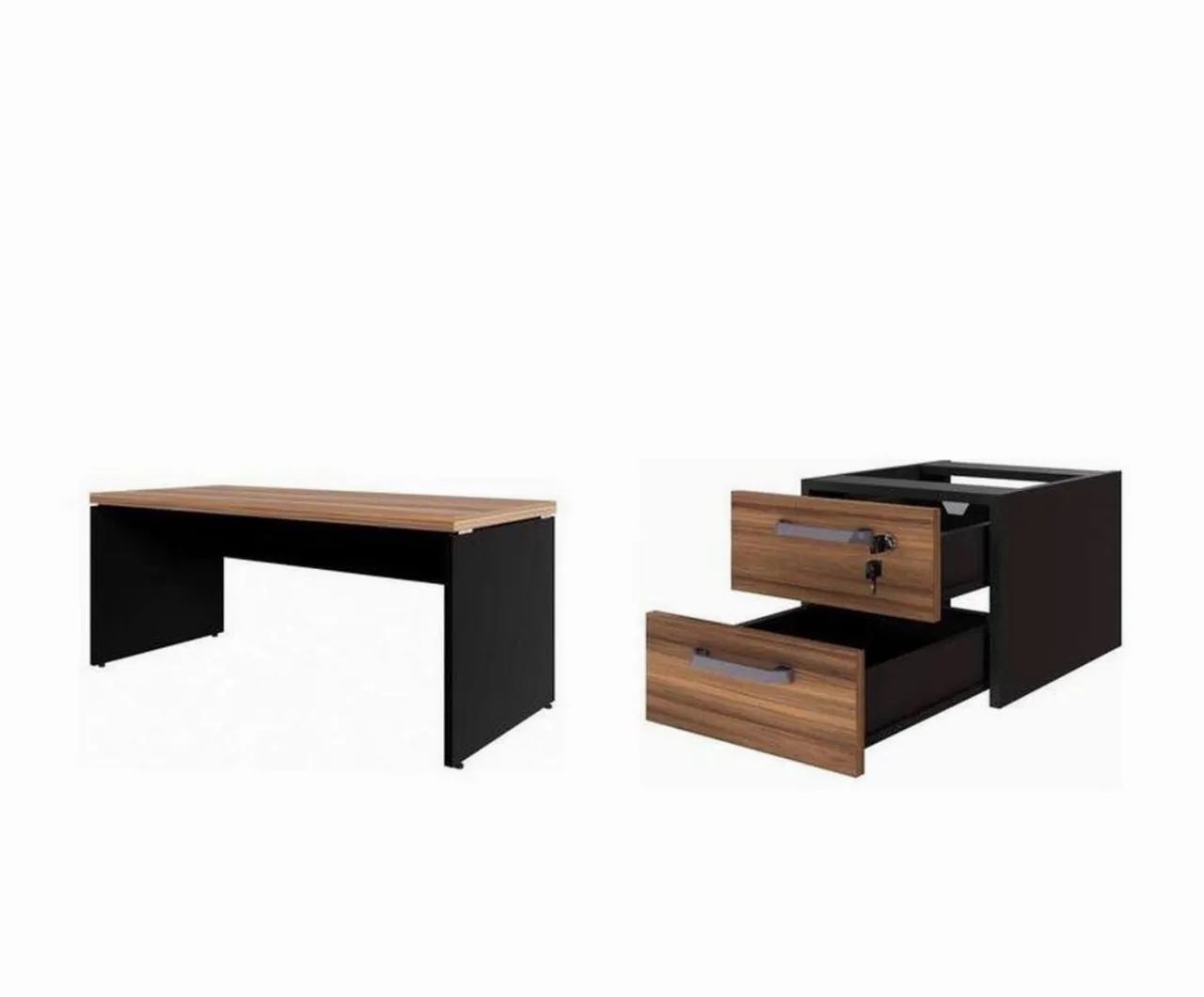 Mesa com Gaveteiro Suspenso - Foto 4