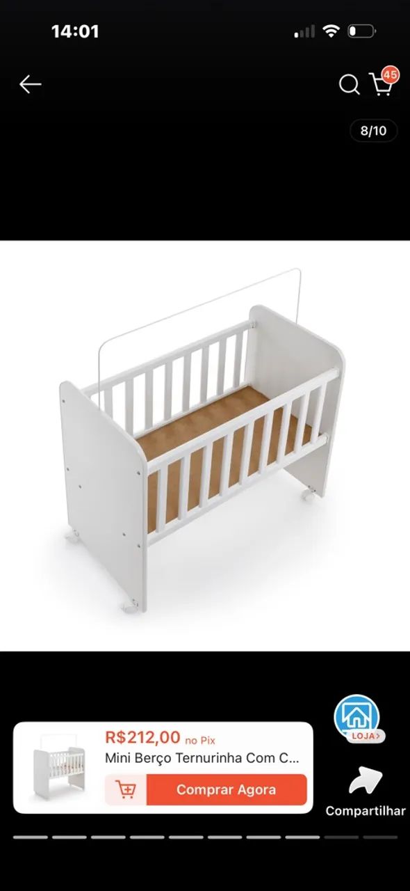 Mini berço ternurinha  - Foto 3
