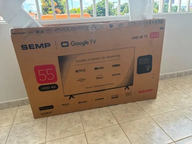 Caixa De Papelão Para Tv 55'