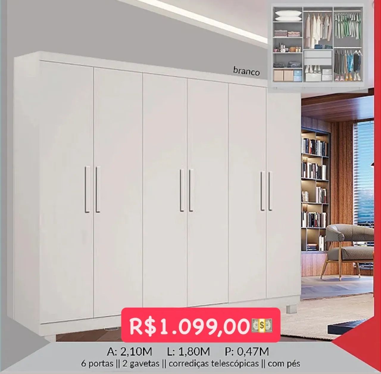 Guarda Roupa D922