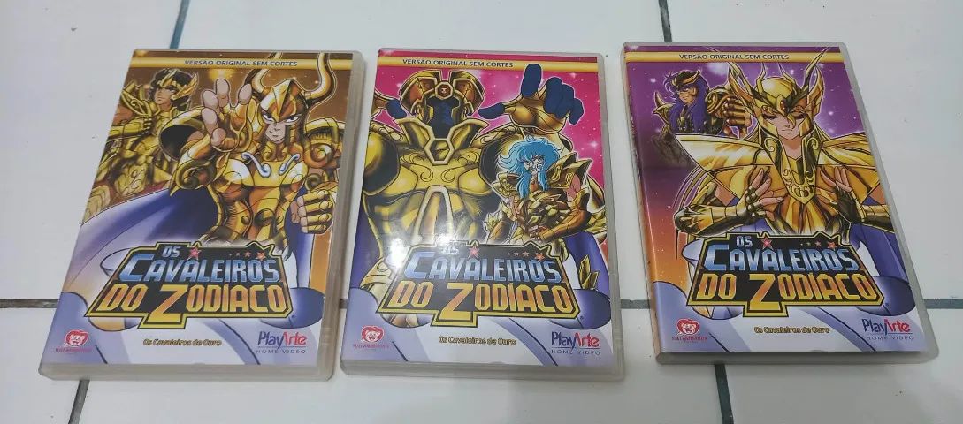 Coleção DVD Cavaleiros do Zodíaco Original PlayArte Cavaleiros de