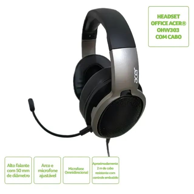 Headset Acer novo na caixa - Foto 6