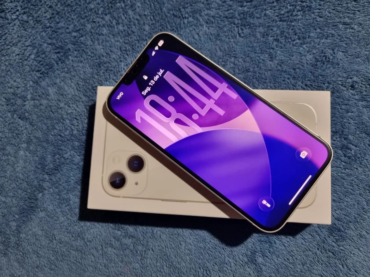 iPhone 13 Estelar (Starlight) | Impecável, com caixa original