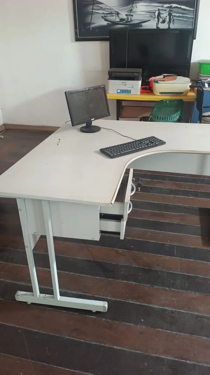 Mesa de Escritório em L  - Foto 2