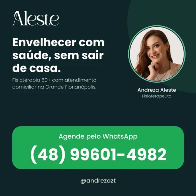 Fisioterapia para Idosos (+60) a domicílio!