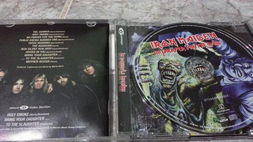 CD ORIGINAL IRON MAIDEN - NO PRAYER FOR THE DYING - Foto 3