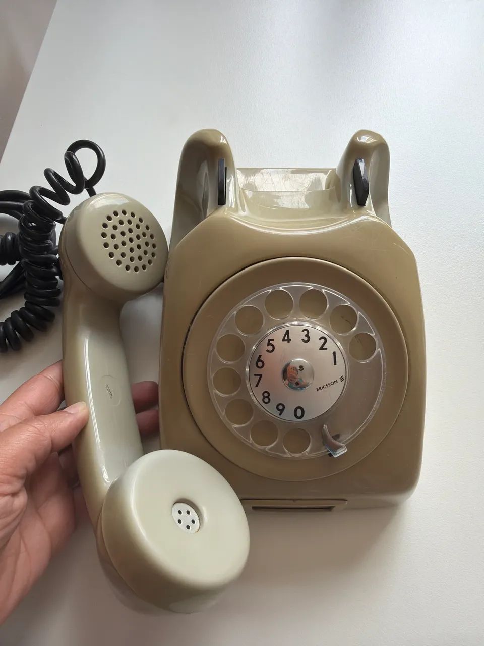 Telefone Antigo De Disco (analógico) Ericsson - Foto 4
