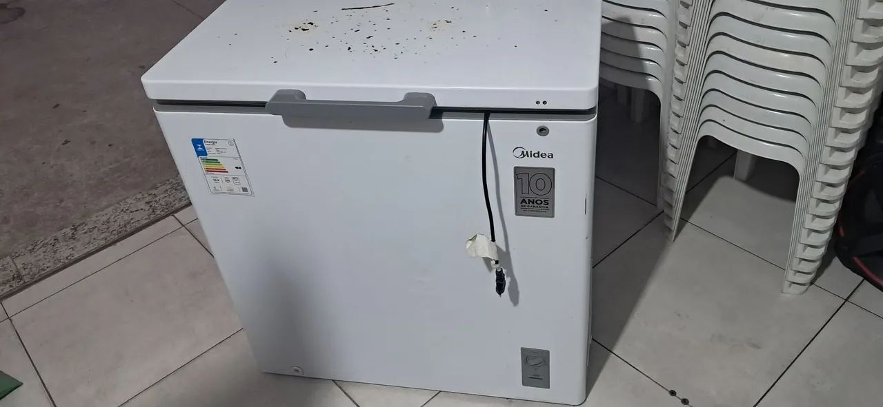 Freezer de 200 litros com nota fiscal 