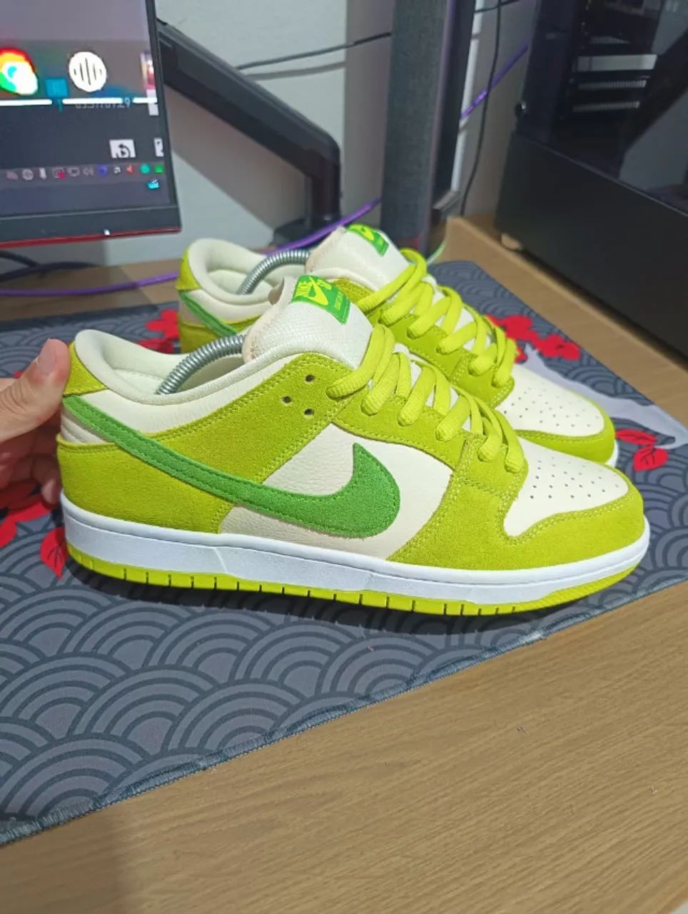 tenis dunk sour apple