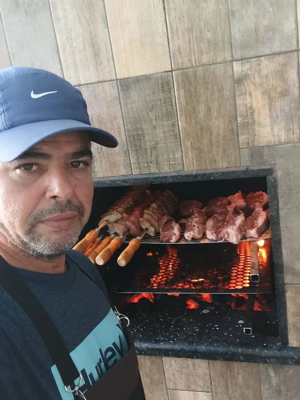Churrasqueiro em domicílio 
