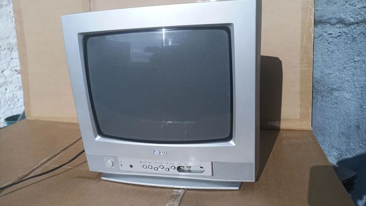 Tv CRT mod componente LG RP tubo tv retrô gamer  - Foto 5