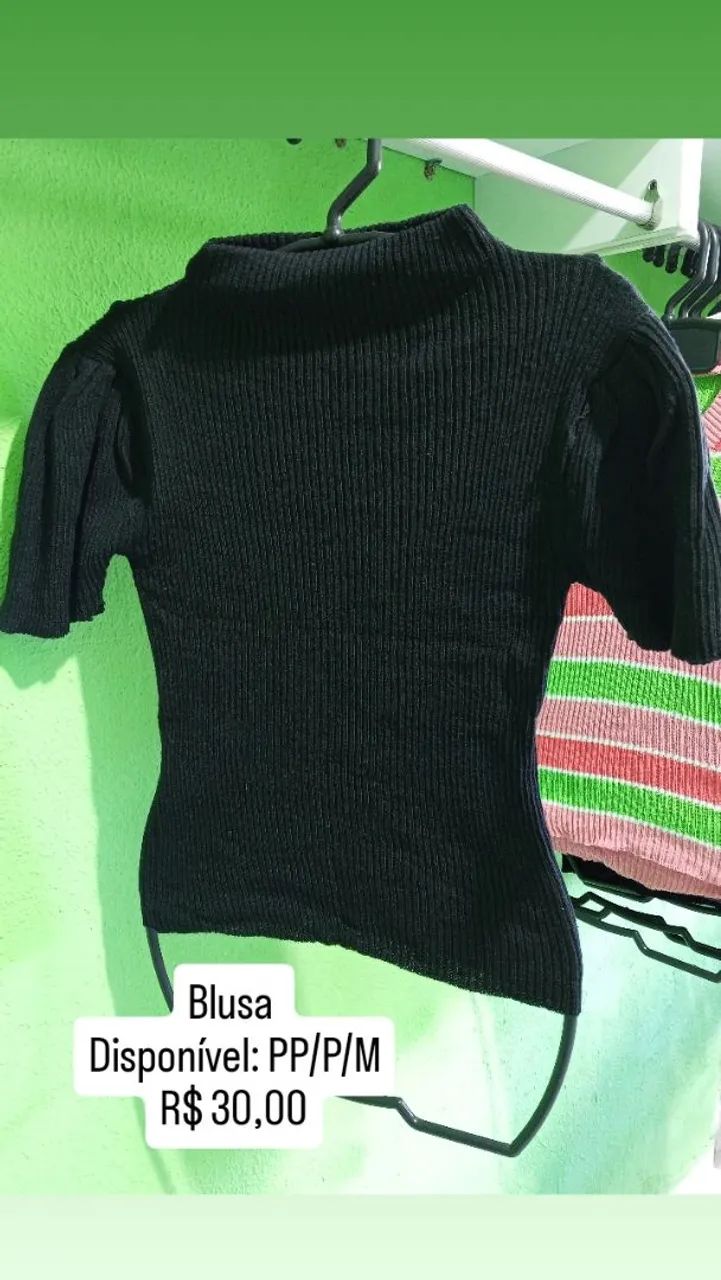 Blusas femininas no tricô  - Foto 3