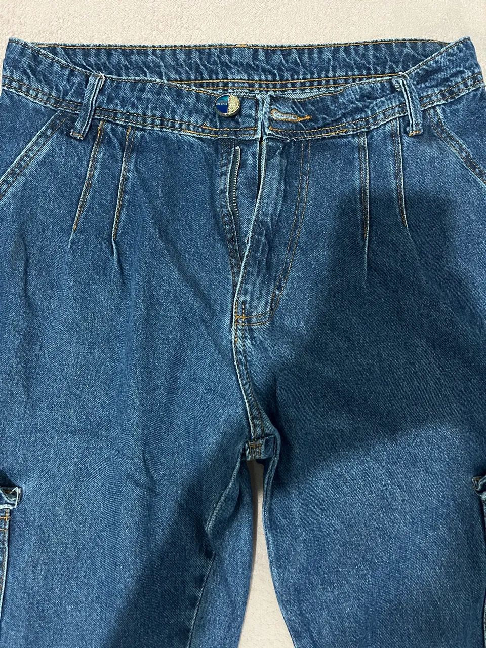 Calça cargo azul - Foto 4