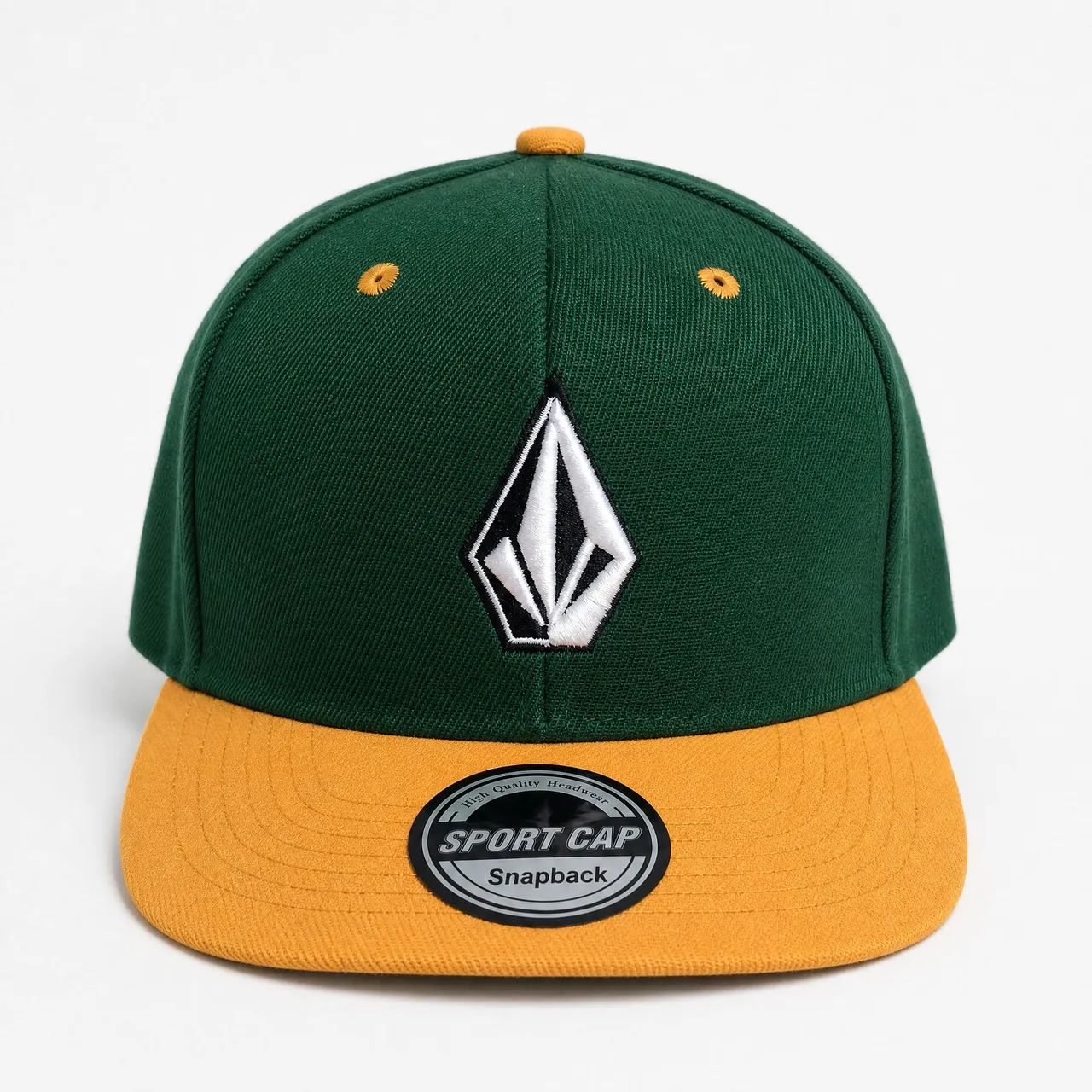 Boné Volcom Verde e Amarelo!