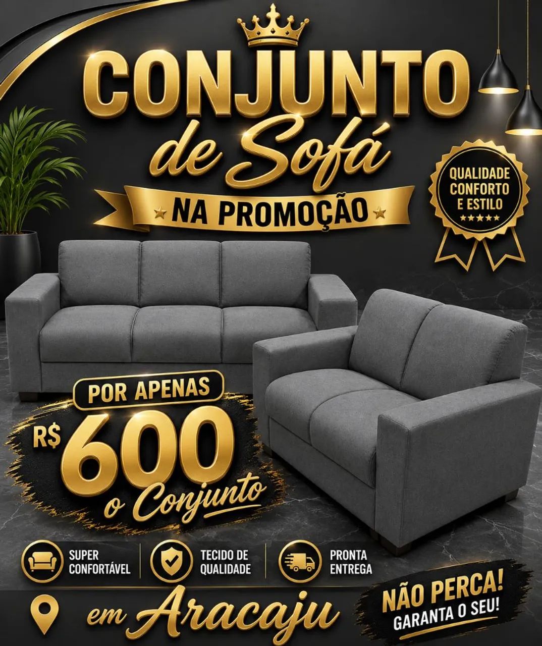 Conjunto de sofá 600, sofá retrátil 837 sofá de canto 837 - Foto 4