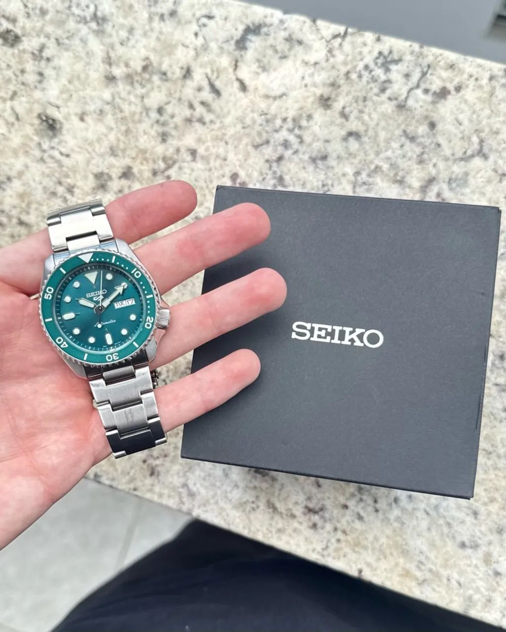 Relogio Seiko 5 Sports Verde - Foto 2