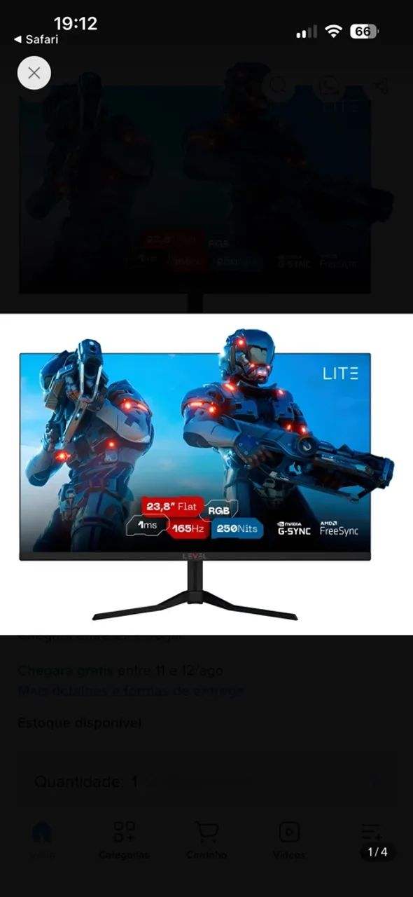 Monitor gamer 