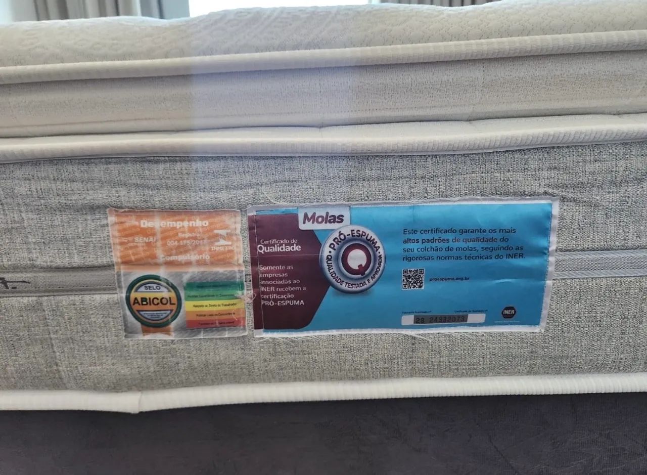 Cama Super King Size Colchão + Base Bipartida 478232069664952322