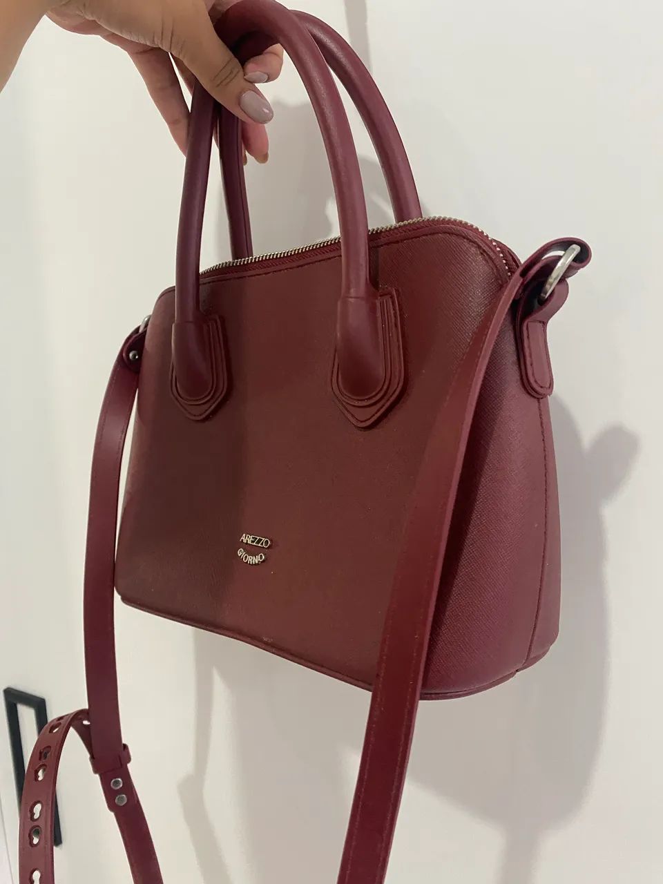 Bolsa vermelha Arezzo - Foto 2