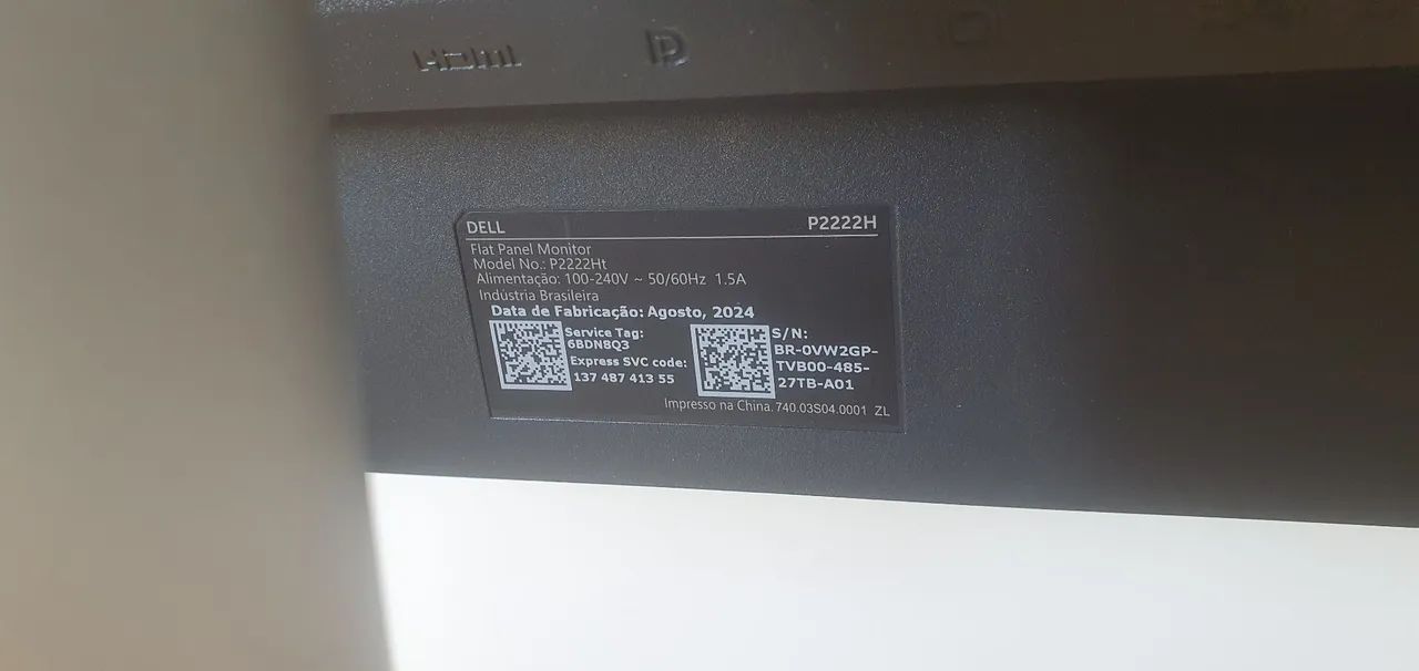 Monitor Dell 22p P2222h - Foto 4