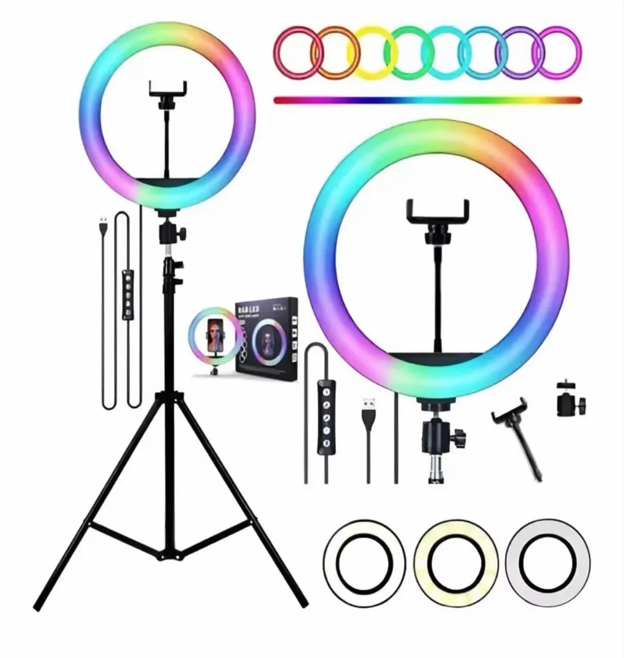 Ring light RGB 10 polegadas - Foto 2