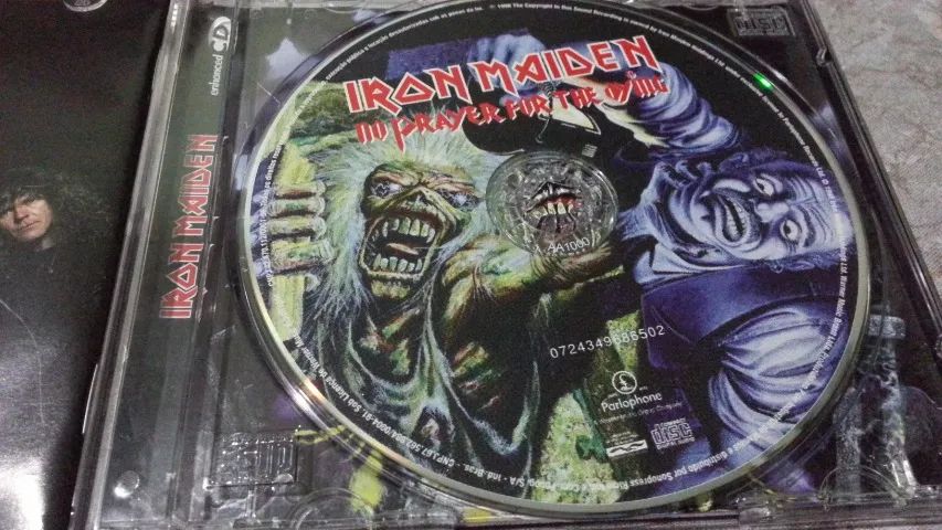 CD ORIGINAL IRON MAIDEN - NO PRAYER FOR THE DYING - Foto 5