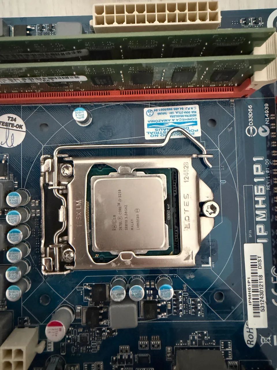 Placa mãe i3 3ª 12GB RAM GTX 460 2Gb  - Foto 3