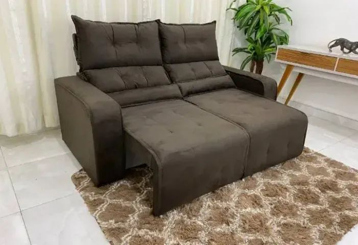 SOFÁ MINAS 1,80CM RETRÁTIL E RECLINÁVEL EM OFERTA  - Foto 5
