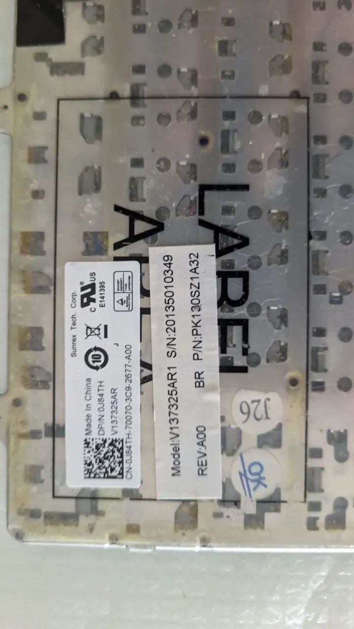Teclado para notebook DELL INSPIRON, versões compatíveis conforme descrição - Foto 3