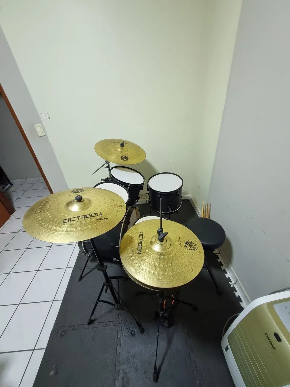 Bateria acústica  - Foto 2