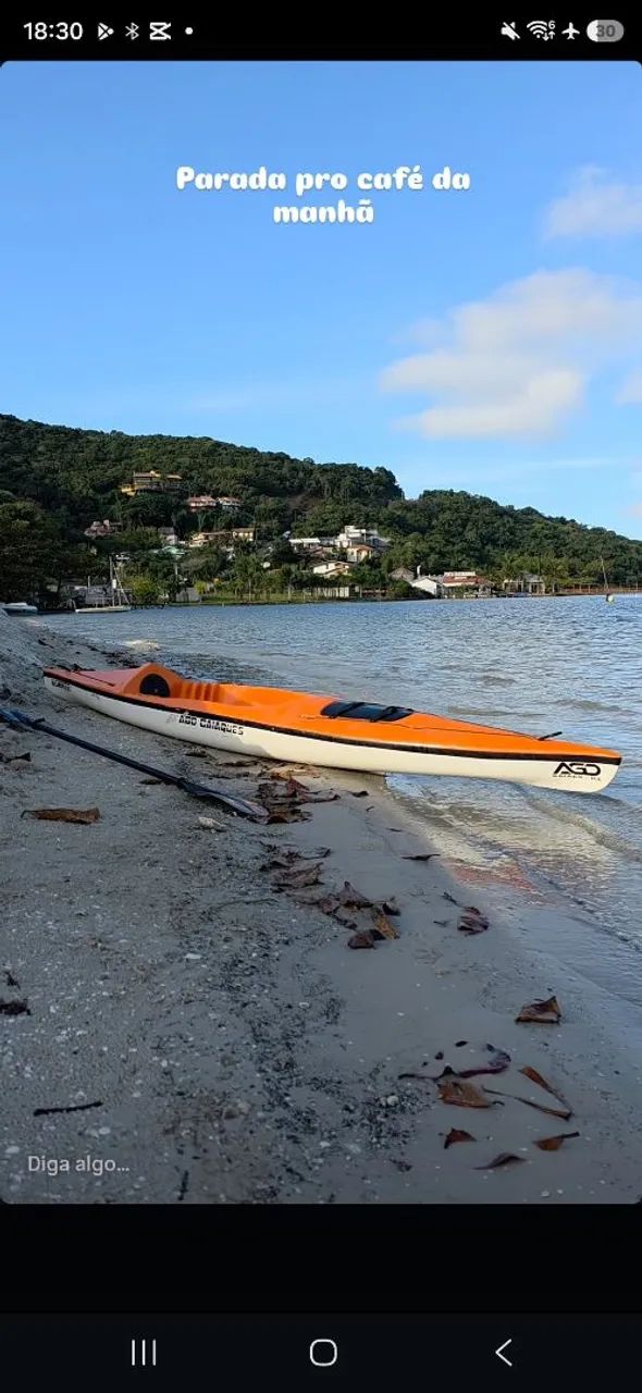 Caiaque oceanico aberto 