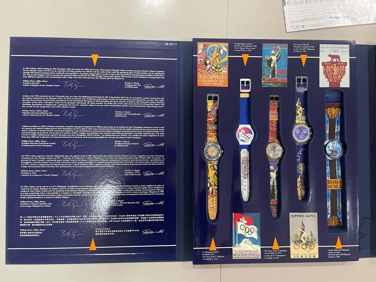 Swatch Historical Olympic Games Collection 4th Edition - Coleção Olímpica Completa - Foto 3