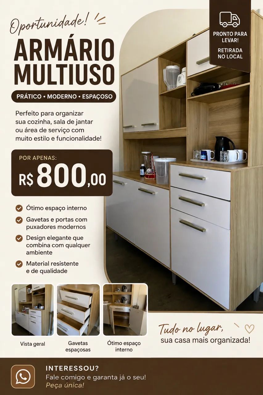 Vendo ARMÁRIO  - Foto 2