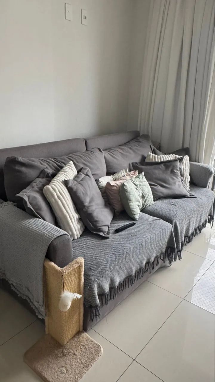 Sofá  Linho com chaise