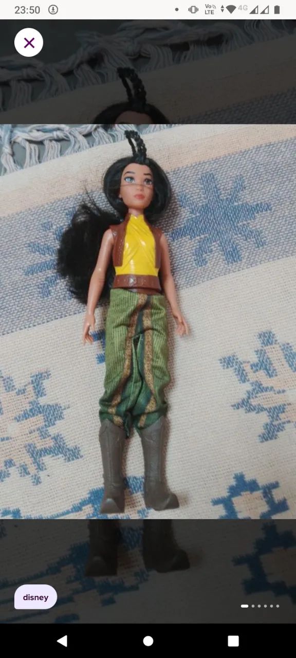 Boneca Disney princesa Raya  - Foto 2