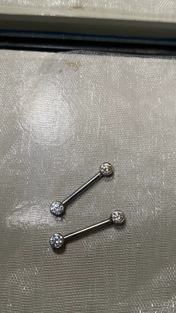 PIERCING PARA MAMILO TITANIO - Foto 2