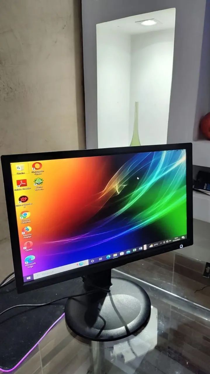 Monitor de LED 20 polegadas com adaptador HDMI e GIRA TELA - Foto 3
