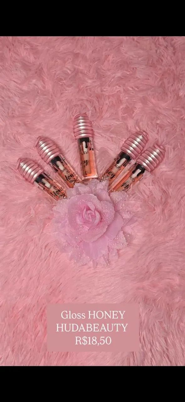 Gloss Honey HUDABEAUTY sabor mel
