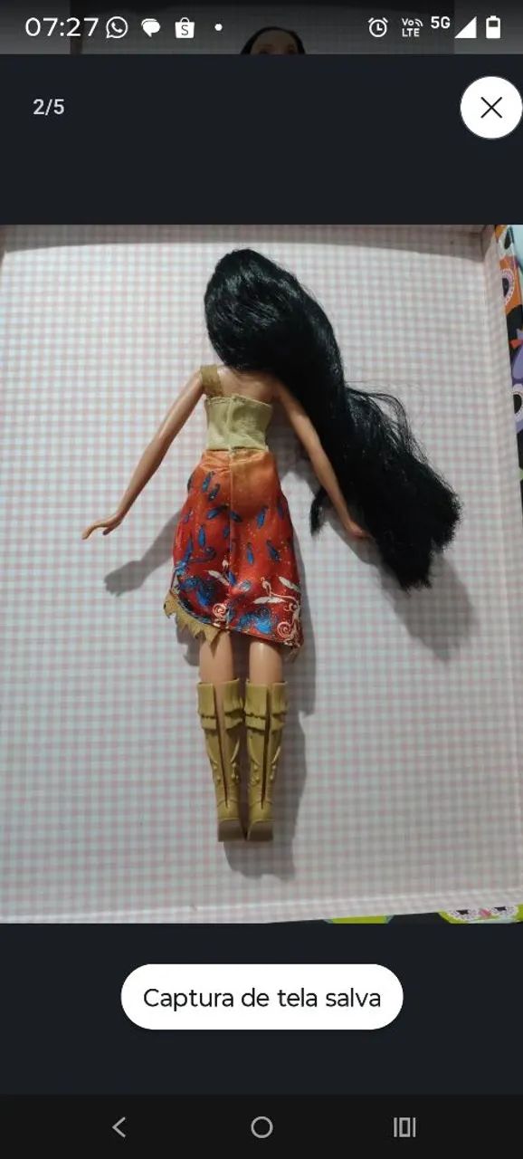 Barbie Moda e Magia e boneca Pocahontas - Foto 3
