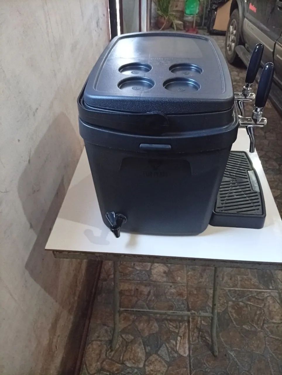 Vendo chopeira a gelo 2 bicas, completa, nova - Foto 3