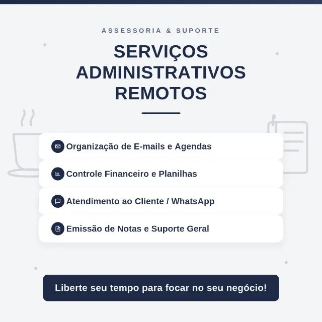 Assistente Administrativo Remoto