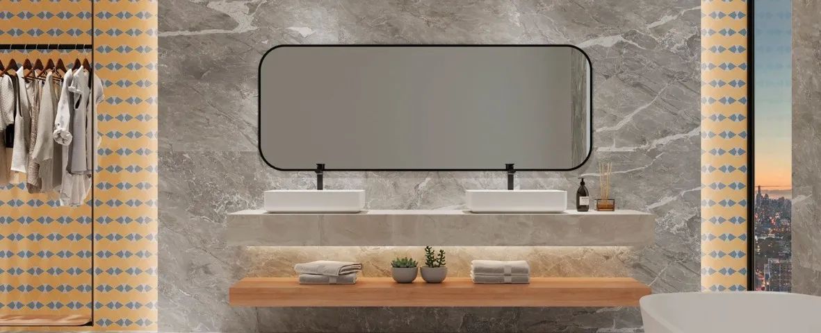 Porcelanato Cinza Marmorizado 120x120 Polido. - Foto 4